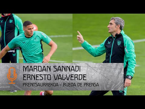 Imagen de portada del video 🎙️ Maroan Sannadi & Ernesto Valverde | pre Athletic Club-Rangers FC I 1/4 Europa League 2024/25