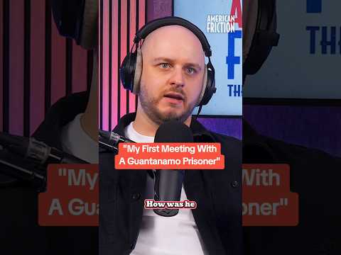 "My first meeting with a Guantanamo prisoner." #prisoner #guantanamo #gitmo