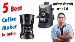 Top 5 Best Coffee Maker in India For Home Under Budget 2024 || Cappuccino Maker Under 2000 - 5000