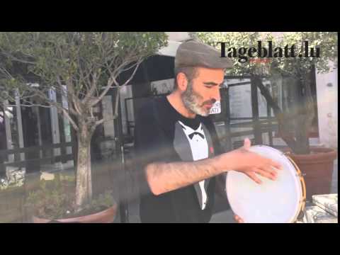 Tammurriata-Spieler in Bari