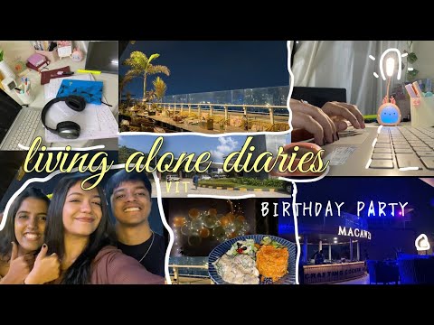 Living Alone Diaries | Dinner Party | 3k subscribers | Daily Vlog | VIT Student 