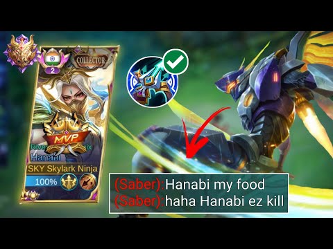 GOOD BYE ONE SHOT HEROS | HANABI BEST BUILD FOR RANK PUSH IN 2023 | MLBB HANABI GAMEPLAY