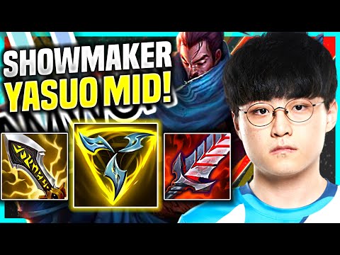SHOWMAKER IS SO CLEAN WITH YASUO! - DWG ShowMaker Plays Yasuo Mid vs Syndra! | Preseason 11
