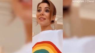 Cheryl reveals son Bear&#39;s voice on camera for the first time