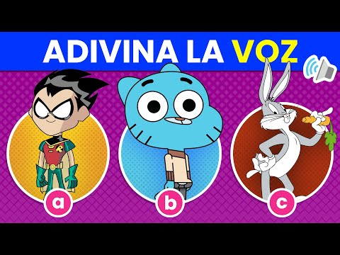 Adivina 40 Personajes por la Voz 🔊 PARTE 3 😎