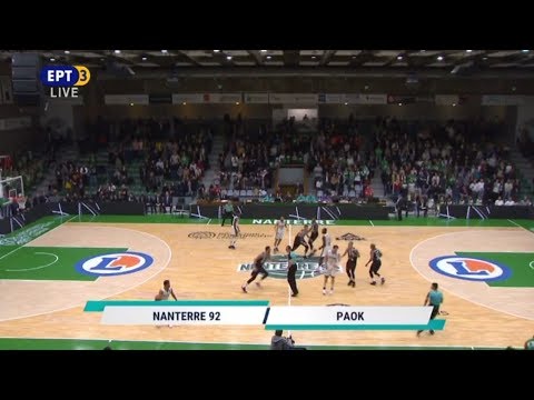 Nanterre - PAOK  BCL (Full Game)  | Ναντέρ - ΠΑΟΚ