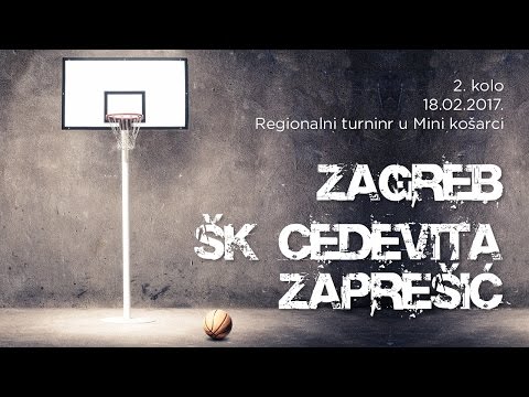 Zagreb - ŠK Cedevita Zaprešić // Regionalni turnir u Mini košarci // 2. kolo // 18.02.2017.