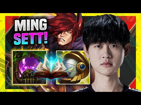 LEARN HOW TO PLAY SETT SUPPORT LIKE A PRO! - RNG Ming Plays Sett Support vs Rakan! | Season 11