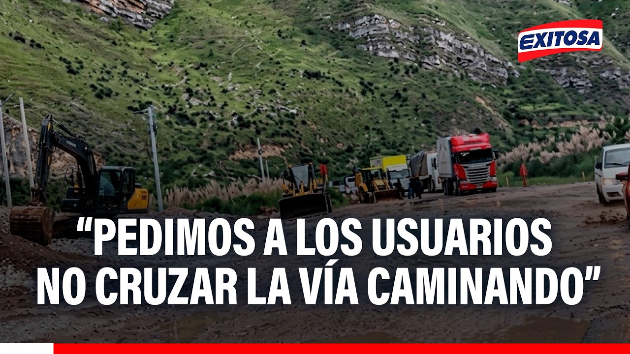 🔴🔵 Dos tramos han sido cerrados por derrumbes en el sur del país, señala Estuardo Tello