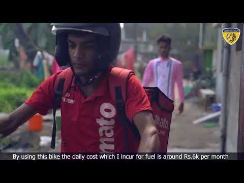 Motovolt Electric Cycle | Motovolt HUM | Carries Heavy Load | Best Electric Cycle for Food Delivery