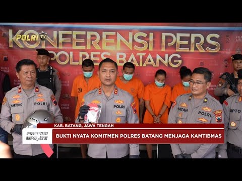 PRESISI UPDATE: POLRES BATANG AMANKAN 7 PELAKU DAN 18 UNIT MOTOR KASUS CURANMOR  20/05/2025 (23.00)