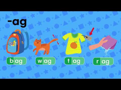 Unit 2 -ag -an -at | Words [Sounds Great 2nd 2 | Phonics Sense 2]