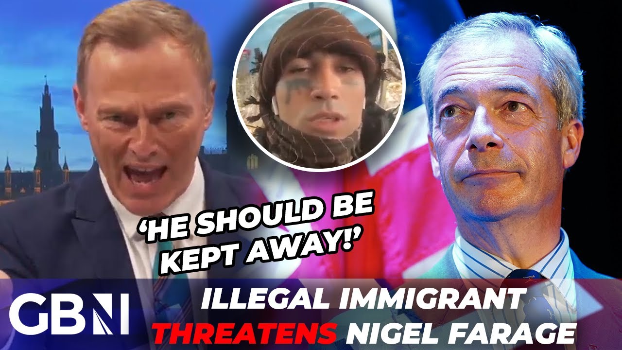 Migrant who THREATENED Nigel Farage's life to enter Britain illegally via Channel | FURIOUS clash