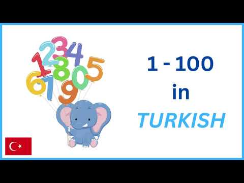 Numbers in Turkish: Count from 1 - 100 in Turkish (with audio)