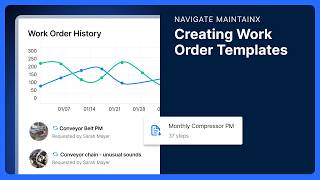 Navigate MaintainX | Creating Work Order Templates