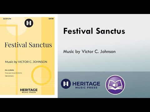 Festival Sanctus (SATB) - Victor C. Johnson