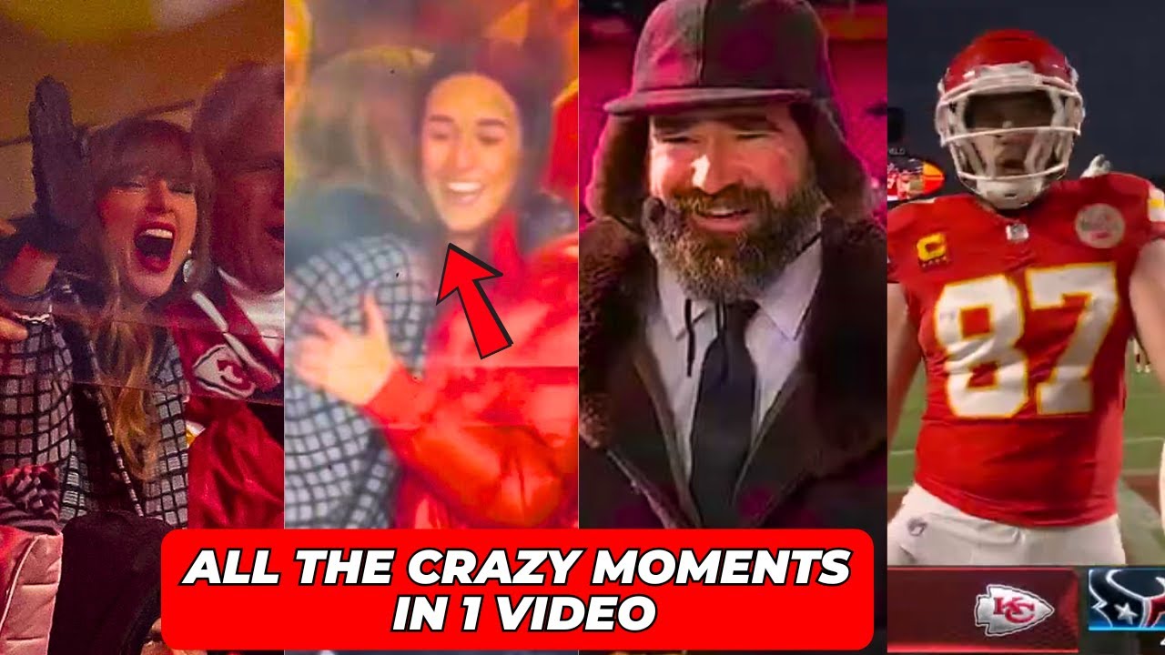 DON'T MISS- From ENTRY to Secret Nod By Travis Kelce to Taylor Swift & Caitlin on Chiefs Playoffs