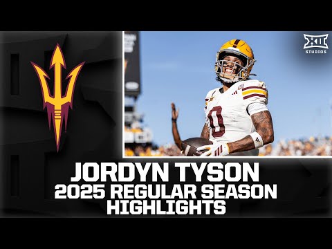 Jordyn Tyson Regular Season Highlights | 2025 Big 12 Football