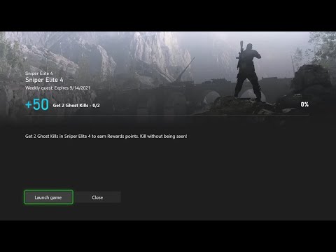 Sniper Elite 4 - Gamepass Weekly Quest - Get 2 Ghost Kills