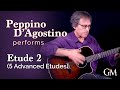 Peppino D'Agostino plays Advanced Etude 2 | Guitar by Masters