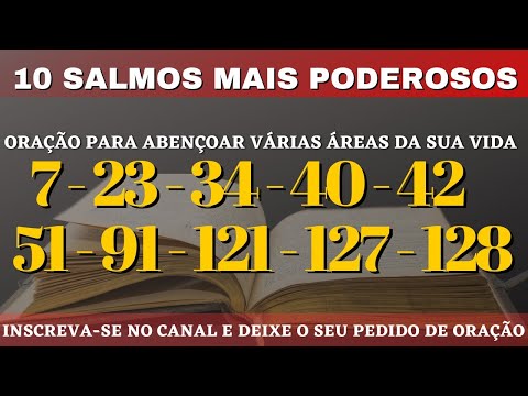 10 Salmos mais poderosos para abençoar várias áreas da sua vida #oração #salmos