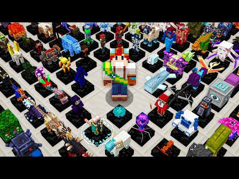 EU COLETEI O TROFÉU DE TODOS OS MOBS DO MINECRAFT - Pandora
