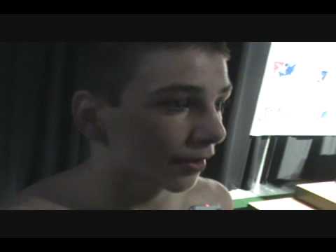 Cadet Freestyle 112 lbs. champion Ben Whitford of Michigan