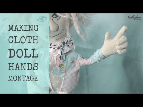 Making Cloth Doll Hands with stretch knit fabric