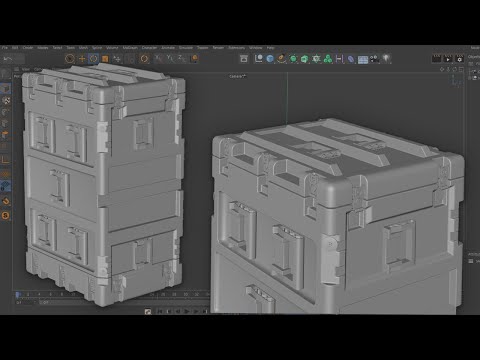 Cinema 4D HARD SURFACE TUTORIAL HOW to MODEL 04
