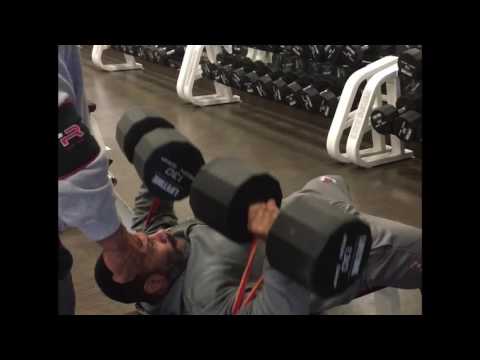 Banded Dumbbell Chest Press