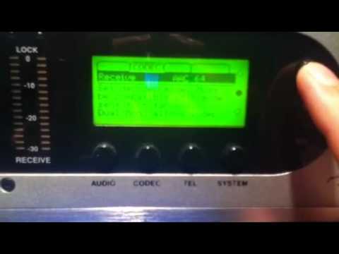 ISDN codec and settings