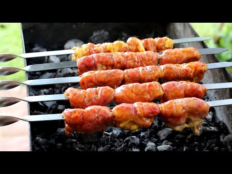 Grilled Lamb Brain kabab - Iranian Recipe - International Cuisines