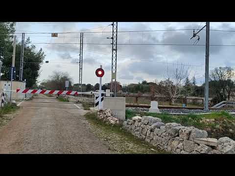 Passaggio a Livello-Railroad Crossing Putignano 40°51'37.3"N 17°06'09.4"E  Passaggio Treno/Apertura