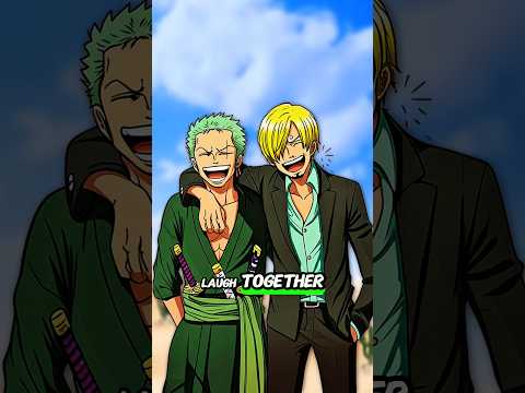 Rare Moment Zoro And Sanji Laugh Together! #OnePiece #Zoro #Sanji