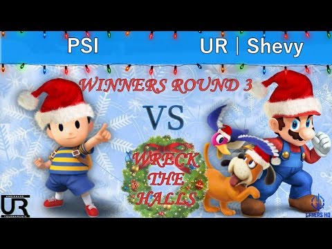 Wreck The Halls  WINNERS ROUND 3 - PSI (Ness) vs UR | Shevy (Mario, Duck Hunt)