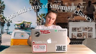 Pros and Cons of Taking Summer Classes