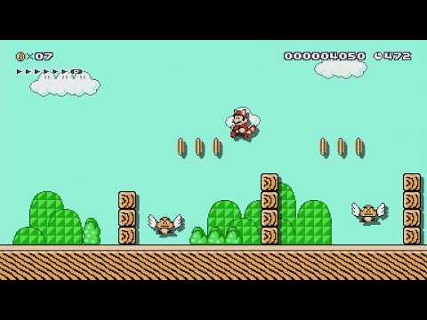 SMB3 Remix (1-3 & 1-castle) by Nasetto BG - Super Mario Maker - No Commentary 1bk