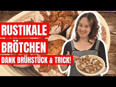 Rustikale Brötchen mit dieser einen Formtechnik - so gelingen sie garantiert