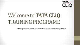 TATA CLiQ Complete Seller Portal Training