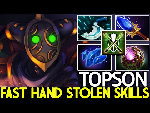 TOPSON [Rubick] Pro Fast Hand Stolen Skills Imba Spell Damage Dota 2
