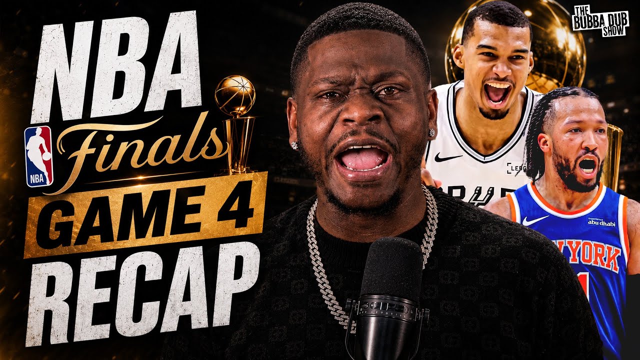 🏆 SPURS vs KNICKS GAME 4 LIVE REACTION! NBA FINALS CHANGES TONIGHT! | Bubba Dub 🗣️🔥