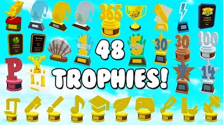How To Get ALL 48 Trophies In Bloxburg!