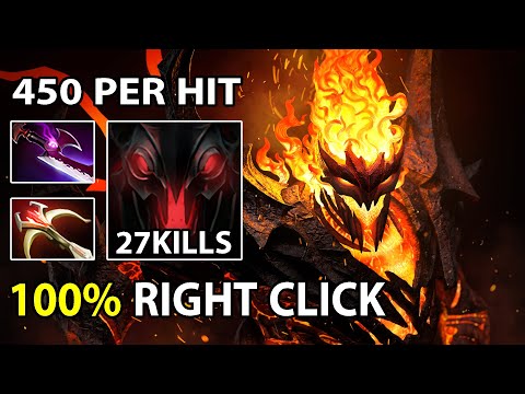 100% Physical Right Click Shadow Fiend with 450 Damage Per Hit | 27 3 9
