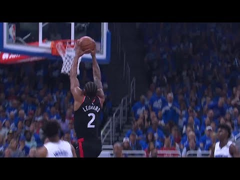Raptors Highlights: Leonard Block and Dunk - April 19, 2019