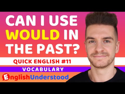 【1分英会話】過去の習慣を表す "would"