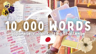 I spent a month sorting through my Japanese vocab 🇯🇵