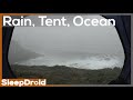 Rain In A Tent By The Ocean 2 Rainstorm And Ocean Wave Sounds For Sleeping 10 Hours Lluvia