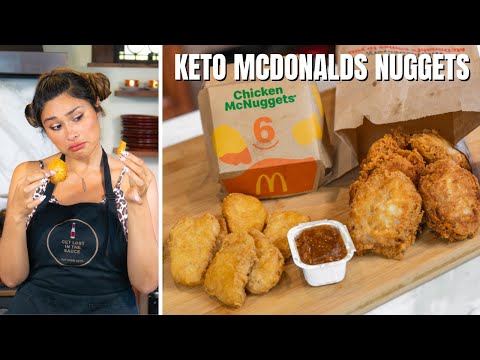 KETO CHICKEN NUGGETS! How To Make Keto Chicken Nuggets Recipe Just Like McDonalds
