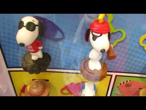 2018 McDONALD'S PEANUTS SNOOPY WORLD HAPPY MEAL TOYS