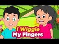 I Wiggle My Fingers | Nursery Rhyme Songs | Animated Cartoon Rhymes | English Rhymes | Amulya Kids